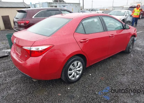 2015 Toyota Corolla Le from USA, damaged, VIN 2T1BURHE4FC258277
